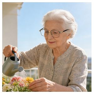 夕阳红老花镜女远近中三用智能变焦高清老人自动调节度数品牌眼镜